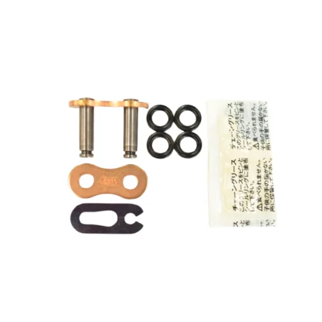 Enganche de cadena EK tipo clip semi abierto 520SRX2 QX-Ring 520 Dorado