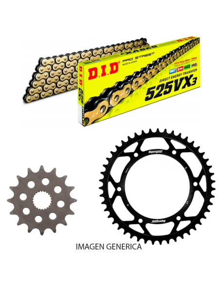 Kit de transmisión DID Reforzado para Suzuki GS E 500 89-93