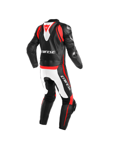 MONO DAINESE 4 SCHWARZE-MAT-WEISSE UND ROT FLUOR