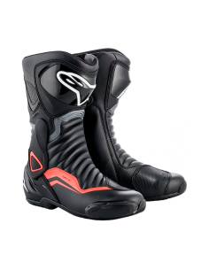 Botas ALPINESTARS SMX-6 V2 Drystar Ng Grey Red Fluo