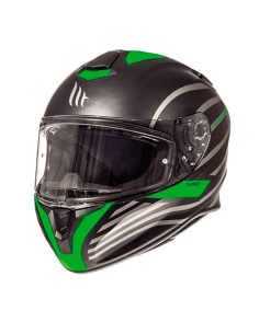 Casco MT Targo Doppler verde negro