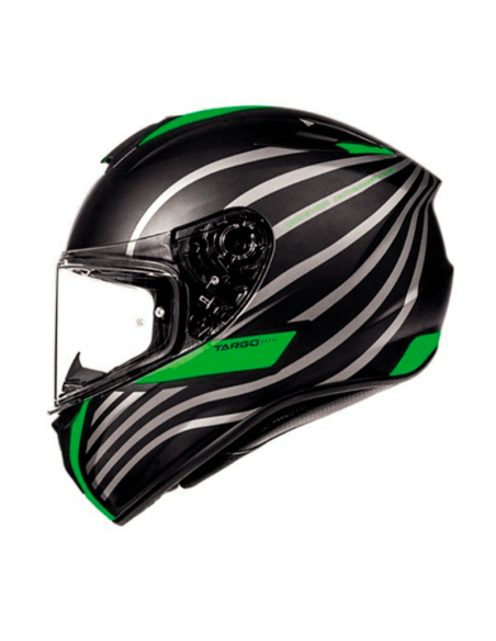 Casco MT Targo Doppler verde negro