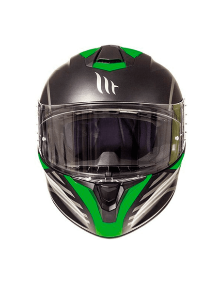 Casco MT Targo Doppler verde negro