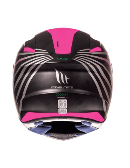 Helm MT Targo Doppler rosa schwarz