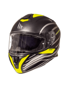 Casco MT Targo Doppler amarillo negro