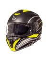 Casco MT Targo Doppler amarillo negro