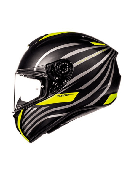 Casco MT Targo Doppler amarillo negro