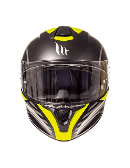 Casco MT Targo Doppler amarillo negro