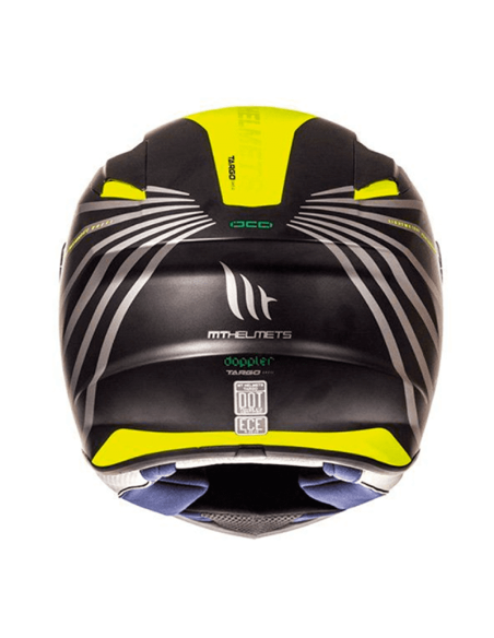 Helm MT Targo Doppler Schwarz gelb