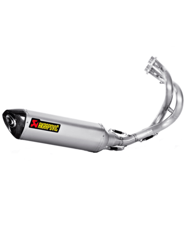 KOMPLETTER AUSPUFF AKRAPOVIC INOX KAWASAKI ER-6 N / F 2012-2016 S-K6R7-HT