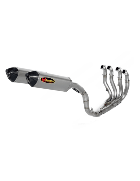 KOMPLETTER AUSPUFF RACING TITANIUM AKRAPOVIC KAWASAKI ZX-10 R 06-07