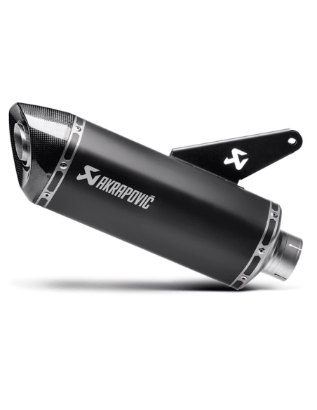 AKRAPOVIC SLIP-ON SCHALLDÄMPFER TITAN SCHWARZ ZUGELASSEN DUCATI MONSTER 1200 / S 14-16 S-D8SO2-HRBL