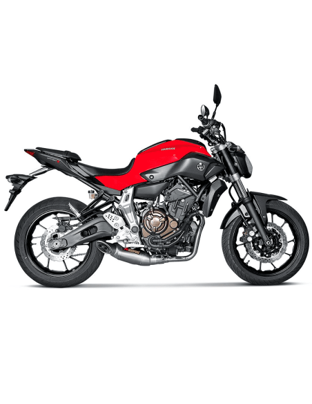 ESCAPE COMPLETO INOX RACING AKRAPOVIC YAMAHA MT-07 2014-16