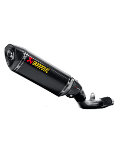 DÄMPFER AKRAPOVIC CARBON KAWASAKI Z 800 E 2013-2016 ZUGELASSEN