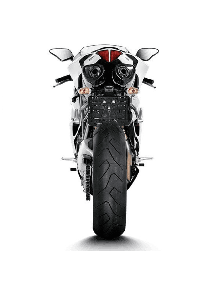 DÄMPFER GLEITEN AUF AKRAPOVIC CARBON DUCATI 848 EVO 08-13