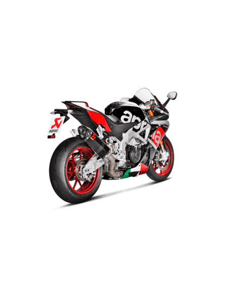 AKRAPOVIC SILENCIADOR RACING SLIP ON CARBONO APRILIA RSV 4 2015-2016 S-A10SO8-RC