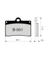 Bremsbeläge ZCOO B001 EXC (ENDURANCE)