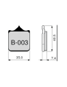 ZCOO Pastillas de freno B003 EXC (ENDURANCE)