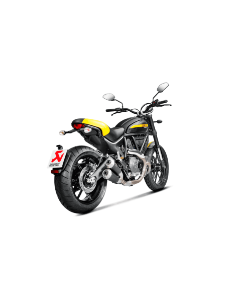 SLIP-ON-SCHALLDÄMPFER AKRAPOVIC TITAN DUCATI SCRAMBLER 2015-2020