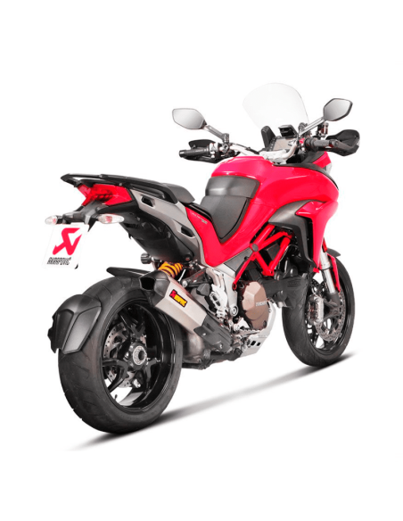 AKRAPOVIC SILENCIADOR SLIP ON TITANIO CARBONO DUCATI MULTISTRADA 1200 / S 2015-2017 S-D12SO7-HHX2T