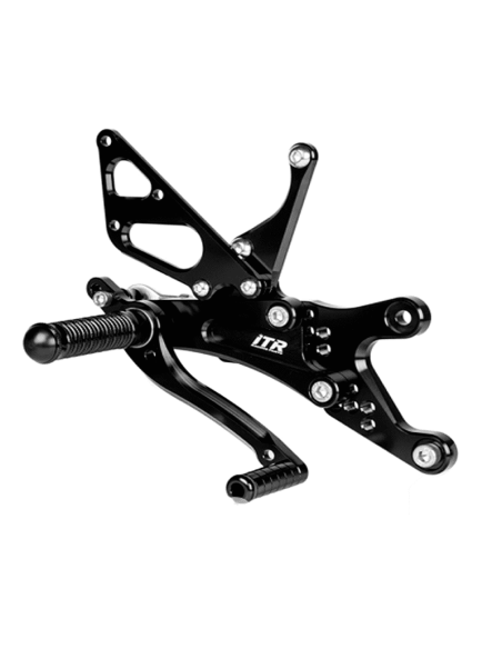 ESTRIBERAS MULT IREGULABLES - YAMAHA R1 2007-08 NEGRO