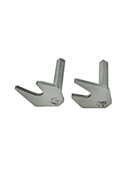 ITR JUEGO DE SOPORTES DIABOLOS CABALLETE TRASERO DE ACERO INOXIDABLE IT3106