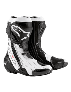 BOTAS ALPINESTARS SUPERTECH-R VENTADO NEGRO / BLANCO