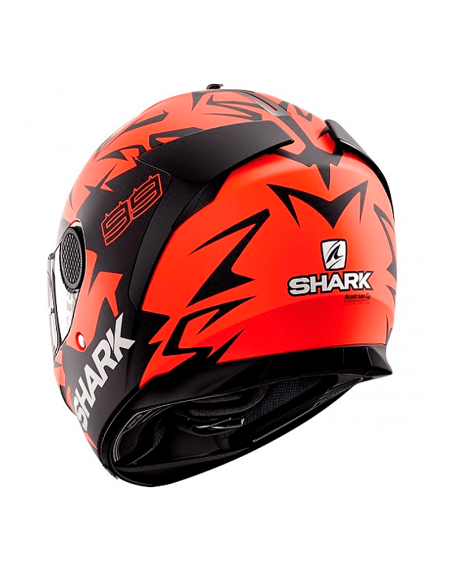CASCO SHARK SPARTAN 1.2 REPLICA LORENZO AUSTRIAN GP MAT ROJO / NEGRO / ROJO