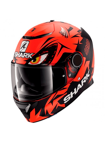 CASCO SHARK SPARTAN 1.2 REPLICA LORENZO AUSTRIAN GP MAT ROJO / NEGRO / ROJO