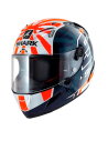 CASCO SHARK RACE-R PRO REPLICA ZARCO 2019 AZUL / BLANCO / NARANJA