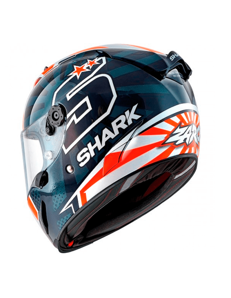 CASCO SHARK RACE-R PRO REPLICA ZARCO 2019 AZUL / BLANCO / NARANJA