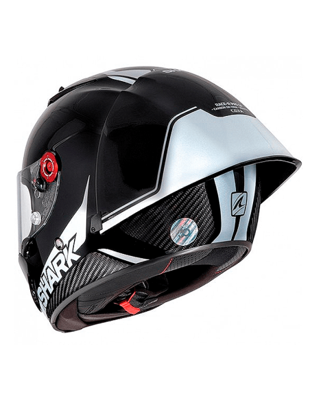 CASCO SHARK RACE-R PRO GP 30 ANIVERSARIO LE NEGRO / CARBONO / PERLA