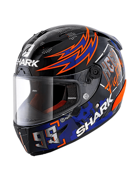 CASCO SHARK RACE-R PRO REPLICA LORENZO CATALUNYA GP 2019 BLACK / RED / BLUE