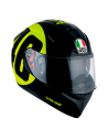 CASCO AGV K-3 SV PINLOCK ROSSI BOLLO 46 NEGRO / AMARILLO