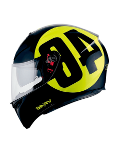 CASCO AGV K-3 SV PINLOCK ROSSI BOLLO 46 NEGRO / AMARILLO 2