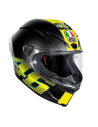 CASCO AGV CORSA R ROSSI V46 MATE NEGRO
