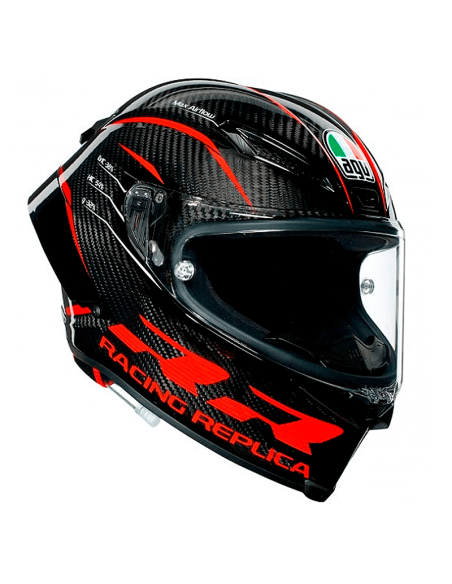 HELM AGV TRACK GP RR PERFORMANCE CARBON / ROT