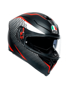 CASCO AGV K-5 S PINLOCK MAXVISION THUNDER MATE NEGRO / BLANCO / ROJO