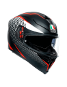 CASCO AGV K-5 S PINLOCK MAXVISION THUNDER MATE NEGRO / BLANCO / ROJO