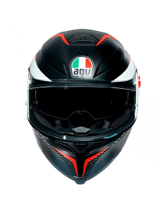 CASCO AGV K-5 S PINLOCK MAXVISION THUNDER MATE NEGRO / BLANCO / ROJO 2
