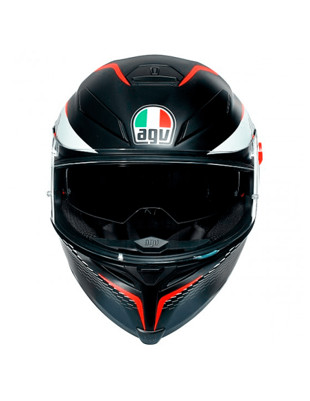CASCO AGV K-5 S PINLOCK MAXVISION THUNDER MATE NEGRO / BLANCO / ROJO