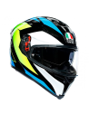 CASCO AGV K-5 S PINLOCK MAXVISION CORE NEGRO / CIAN / AMARILLO FLUO