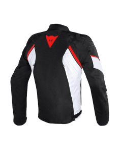 CHAQUETA DAINESE AVRO D2 TEX NEGRO / BLANCO / ROJO 2