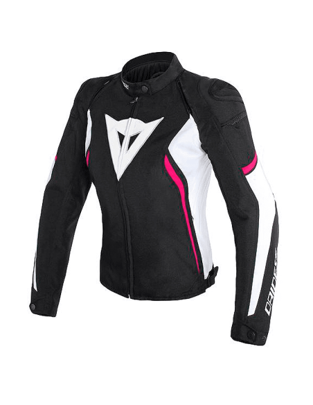 DAINESE AVRO D2 TEX DAME SCHWARZ / WEISS / FUXIA