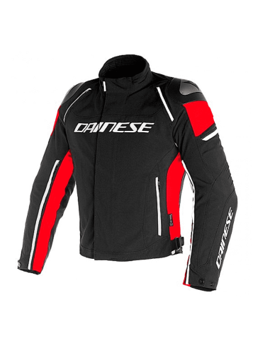CHAQUETA DAINESE RACING 3 D-DRY NEGRO / ROJO