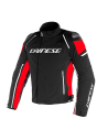 CHAQUETA DAINESE RACING 3 D-DRY NEGRO / ROJO