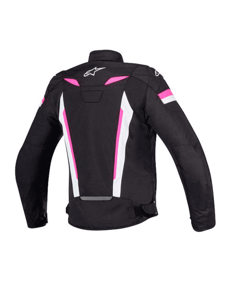 CHAQUETA ALPINESTARS STELLA T-GP PLUS R V2 SEÑORA NEGRO / BLANCO / FUCSIA