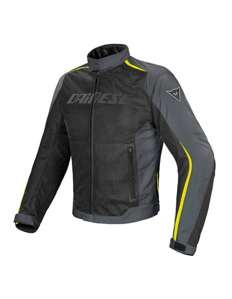 DAINESE HYDRA D-DRY FLOW FLOW SCHWARZ / DUNKELGRAU GRAU / NEONGELB