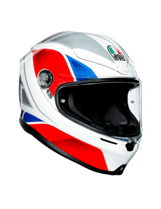 CASCO AGV K6 HYPHEN BLANCO / ROJO / AZUL