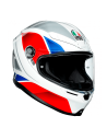 HELM AGV K6 HYPHEN WEISS / ROT / BLAU